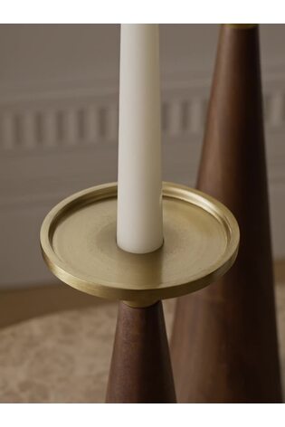 Brown Mango Wood N.Premium Candle Holder - Image 2 of 8
