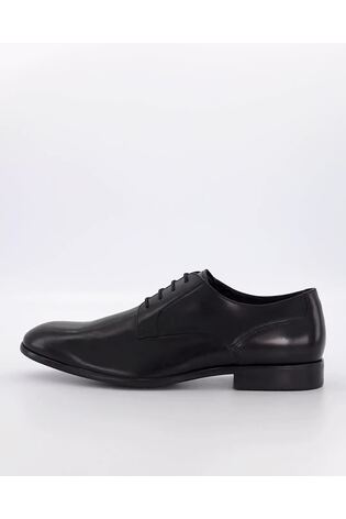 Dune London Black Southwark Plain Gibson Shoes - Image 2 of 6