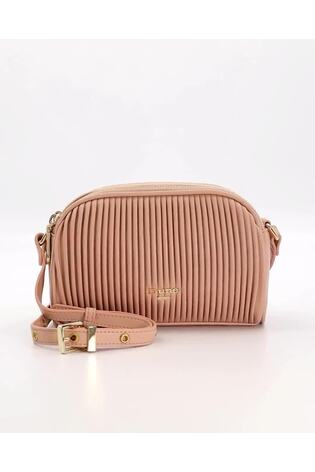 Dune London Pink Detail Pleat Cross-Body Mini Bag - Image 2 of 5