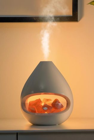 Buy Made by Zen Glo Himalayan Salt Crystal Aroma Electric Diffuser with ...