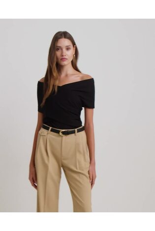 Lauren Ralph Lauren Barnita Black Blouse - Image 2 of 9