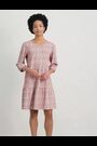 Seasalt Red Cornwall Heron Dip Tiered Jersey Dress - Image 2 of 6