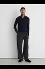 Merino Wool Half-Zip Jumper in Navy - Image 2 of 7