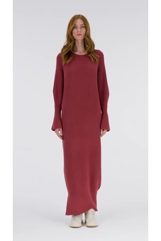 leem Pink Cocoon Shaped Knitted Dress - Image 2 of 6 leem Pink Cocoon Shaped Knitted Dress - Image 2 of 6