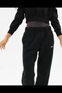 Nike Black Phoenix Fleece Half Zip Mini Swoosh Cropped Sweatshirt - Image 2 of 6