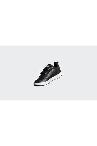adidas Black/White Hook and Loop Tensaur Sport 3.0 Junior Trainers - Image 2 of 10
