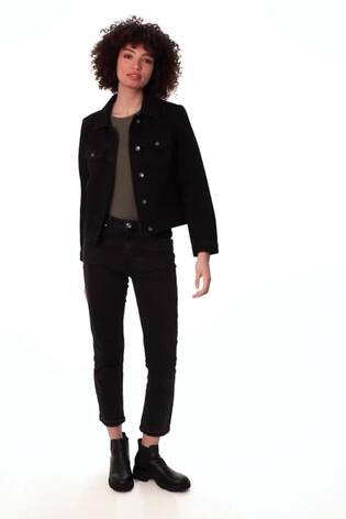 Roman Black Stripe Short Sleeve Polo Shirt (22-16yrs) - Image 2 of 4