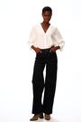 Roman Blue Light Wide Leg Stretch Denim Jeans - Image 2 of 6