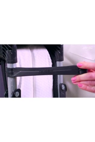 Jay-Be White Rollaway Folding Bed with Memory Mattress - Image 2 of 7