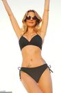 Sosandar Black Moulded Cup Halterneck Bikini Top With Metal Trim - Image 2 of 6