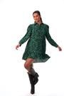 Roman Green Abstract Print Shirt Dress - Image 2 of 6