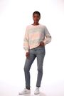 Roman Pink Soft Stripe Textured Jumper - Image 2 of 6