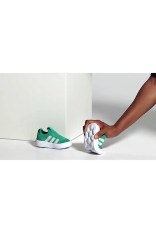 adidas Green Bubblecomfy Slip On Infant Trainers - Image 2 of 10 adidas Green Bubblecomfy Slip On Infant Trainers - Image 2 of 10