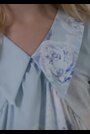 Angel & Rocket Blue Lucia Cotton Sateen Floral Print Dress - Image 2 of 13