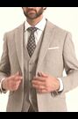 Skopes Grey Tailored Fit Jude Tweed Tailored Fit Suit Jacket - Image 2 of 8