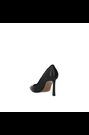 Leather Tapered-Heel Court Shoes in Black - Image 2 of 7