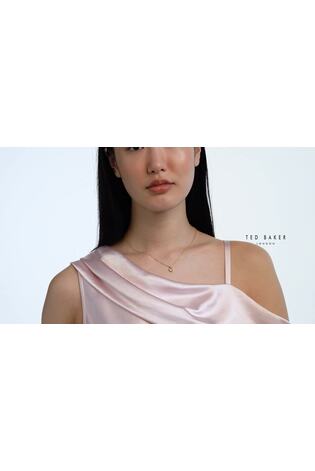 Ted Baker Gold Tone HANNELA: Crystal Heart Pendant Necklace - Image 2 of 10