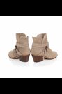 Barbour® Taupe Brown Nives Suede Stacked Heel Ankle Boots - Image 2 of 5