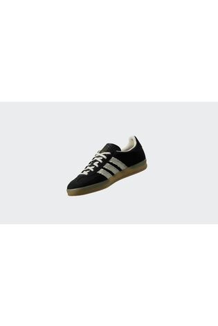 adidas Originals Black/White Gazelle Indoor Trainers - Image 2 of 8