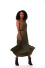 Roman Green Petite Crush Pleat Midi Dress - Image 2 of 6