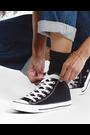 Converse Black/White Standard Fit Chuck Taylor All Star High Trainers - Image 2 of 8