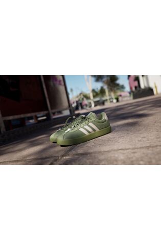 adidas Olive Green Vl Court 3.0 Trainers - Image 2 of 17