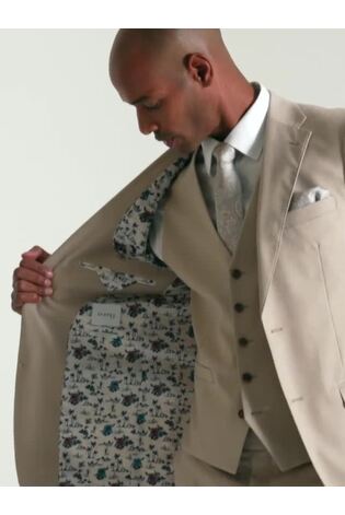 Skopes Natural Tailored Fit Caspian Stretch Look Suit Jacket - Image 2 of 8
