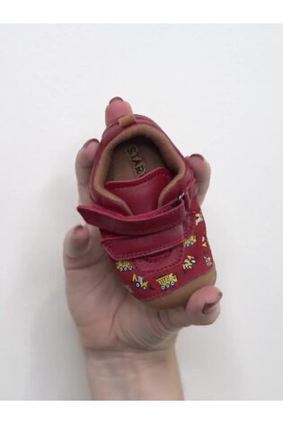 Start-Rite Little Smile Rip-Tape Barefoot Friendly Closed Patterned Baby Pre-Walker Shoes - Slika 2 od 8