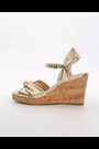 Dune London Gold Kaino Knotted Wedges - Image 2 of 6