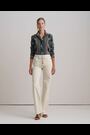 Lauren Ralph Lauren Cream Wash High Rise Wide Leg Jeans - Image 2 of 8