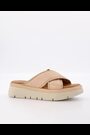 Dune London Pink Litch Whipstitch Cross Strap Sandals - Image 2 of 6