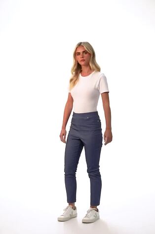 Roman Blue Petite Bengaline Stretch Trousers - Image 2 of 6