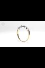 The Diamond Store 9K Gold 0.02ct Diamond Half Eternity Ring - Image 2 of 5