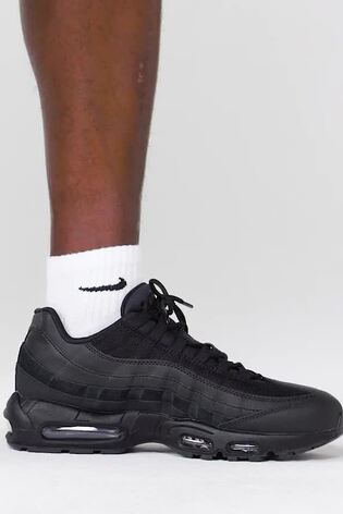Nike Black Air Max 95 Trainers