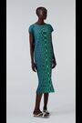 leem Green Plisse Midi Dress - Image 2 of 5