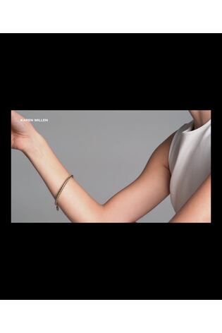 Karen Millen Gold Tone Gold Tone Woven Bangle - Image 2 of 6