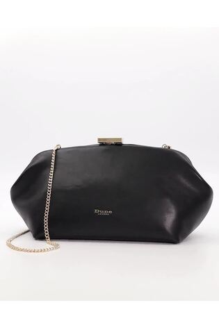 Buy Dune London Black Expect Cube Clasp Clutch Bag from Next Luxembourg