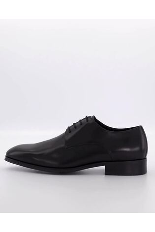 Dune London Black Wide Fit Satchel Plain Gibson Shoes - Image 2 of 8