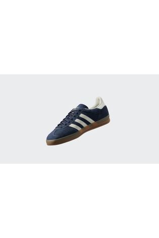 Azul marino/blanco - Zapatillas de deporte para interior Gazelle de adidas Originals - Imagen 2 de 10