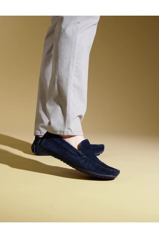 Синий - Jones Bootmaker Zain Suede Slippers - Image 2 of 7