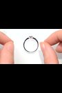 The Diamond Store 9K White Gold Halo Ring With 0.11ct Of Set Diamonds - Image 2 of 6