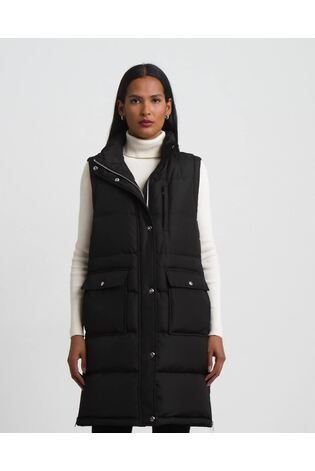 Buy Lauren Ralph Lauren Black Quilted Mockneck Down Gilet from Next Luxembourg