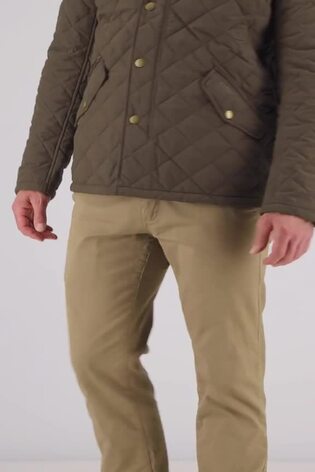 Barbour shoveler quilted jacket hotsell chocolate