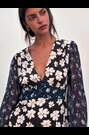 BHOEM Multi Chiffon Long Sleeve Floral Print Midi Dress - Image 2 of 6