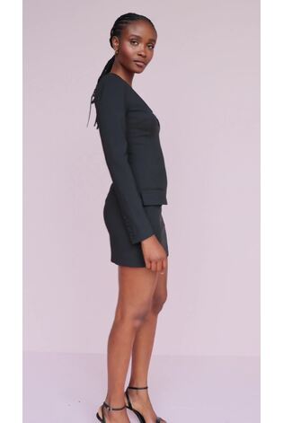 Embellished trim dress shop