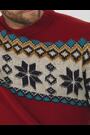 Red Denbigh Fairisle Jumper - Image 2 of 6