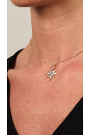 Collar dorado Superstar de Caramel Jewellery London - Imagen 2 de 7