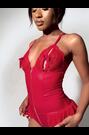 Ann Summers Red Tasha Faux Leather Body - Image 2 of 4