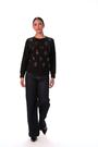 Roman Black Diamond Sequin Knit Jumper - Image 2 of 6