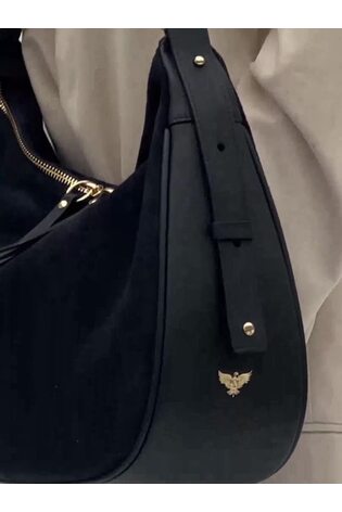 Apatchy Blue The Charlie Suede Bag - Image 2 of 6